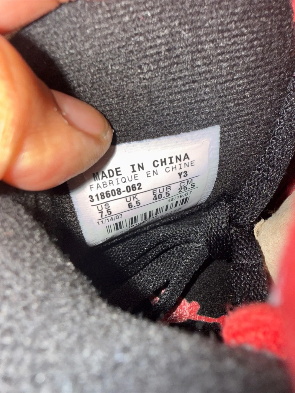 Size 7.5 - Air Jordan Fusion 5 Varsity Red, 318608-062, Never Worn, RARE GRAIL